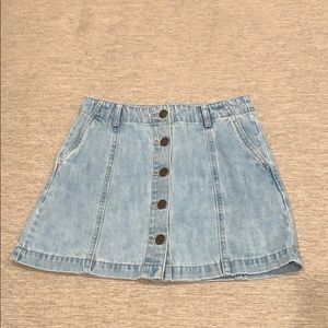California girl denim skirt